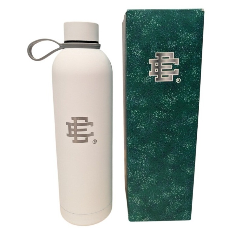 Eric Emmanuel Unreleased‎ EE Stainless Steel Water Bottle 20oz Brand New White